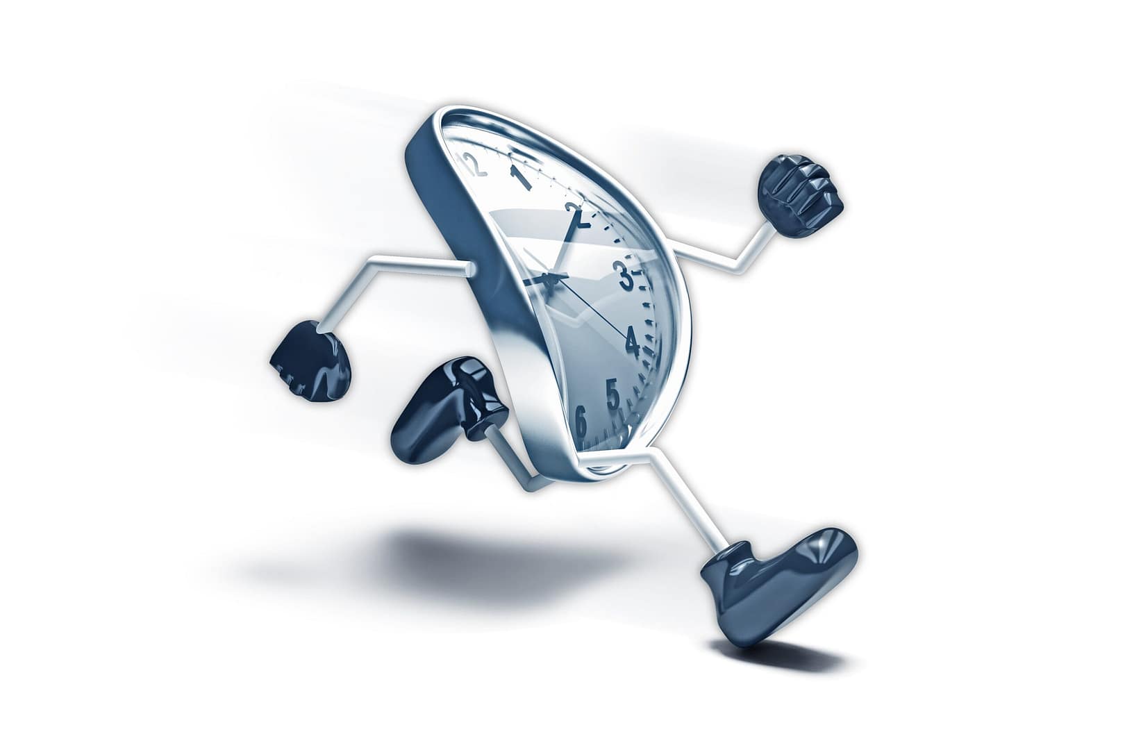 Uhr, die rennt