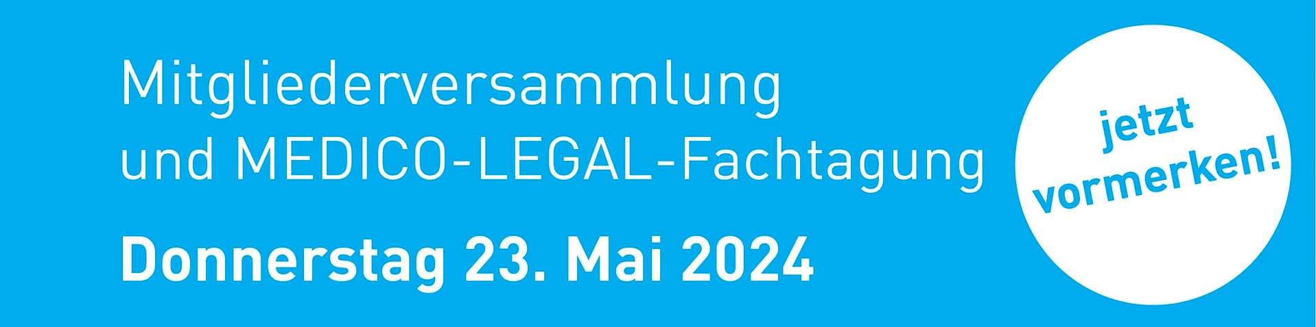 Read more about the article Organisation einer medizinisch-juristischen Fachtagung